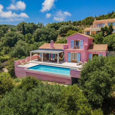 别墅 Helios Sea View & Private Pool Near