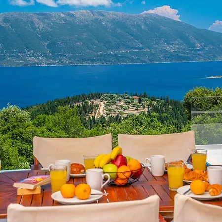 别墅 Helios Sea View & Private Pool Near