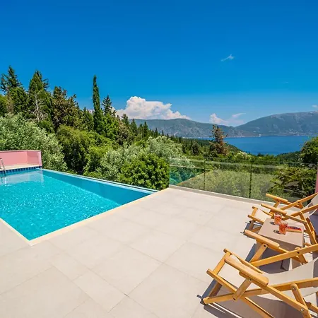 Helios Sea View & Private Pool Near Villa Fiskardo
