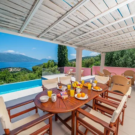 Willa Helios Sea View & Private Pool Near Fiskardo