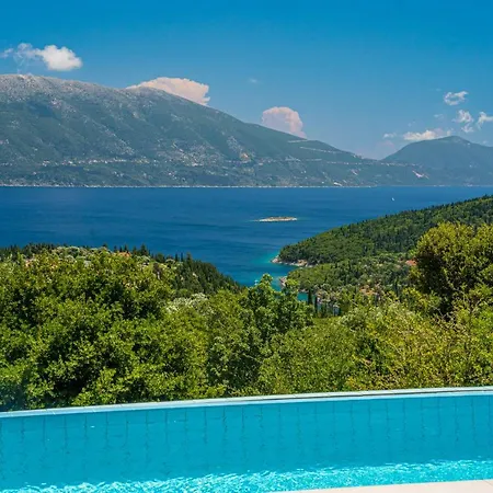 Helios Sea View & Private Pool Near * Fiskardo