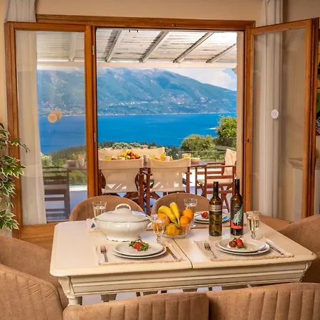 Villa Helios Sea View & Private Pool Near Fiskardo